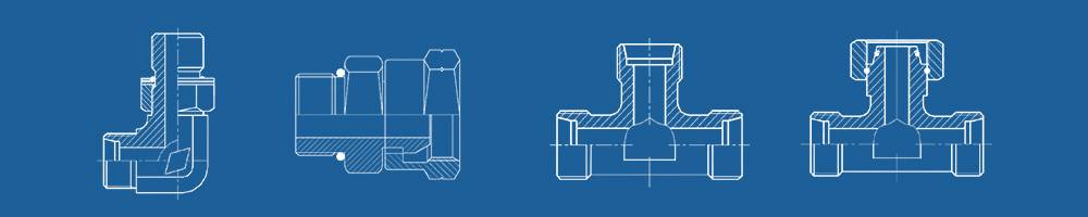 custom design hydraulic fittings