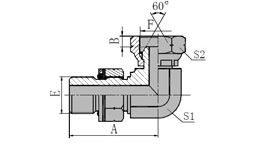 90  BSP  MALE  O-RING/BSP  MALE  60  CONE