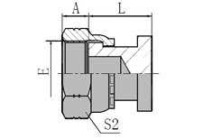 ORFS  FEMALE  FLAT  PLUG