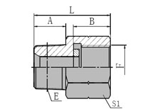 BSPT MALE/BSP PRESSURE GAUGE CONNECTORS