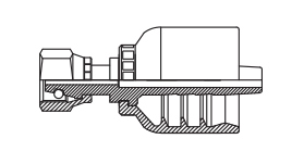 Metric Female 24° Cone 0-ring L.T.