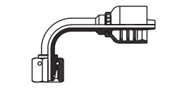 90° METRIC FEMALE 24° CONE O-RING L.T.