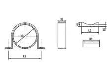 Flat Steel Tube Clamp DIN3015