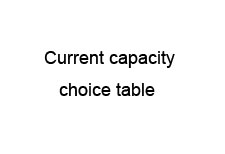 Current capacity choice table
