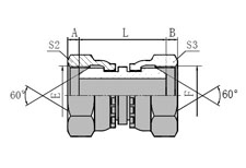 Metric Female  60 Cone