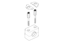 Light Tube Clamp  DIN 3015