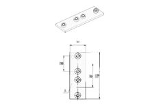 Light Tube Clamp  DIN 3015