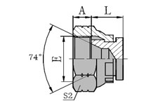 Metric Female 74 Seat Plug