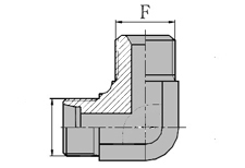 BSP Thread 60  Cone Sealing 90 Elbow