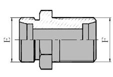 Straight  Bulkhead  Fittings