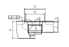 Metric thread port and mating stud end