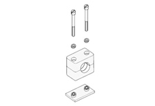 Light Tube Clamp  DIN 3015