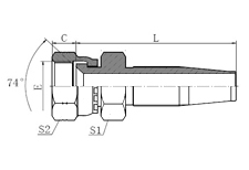 JIC Female 74 Cone Seat