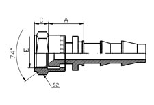 JIC Female 74° Cone Seat