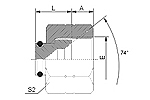 JIC 74 Cone Flared Tube Fittings