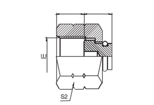 ORFS FEMALE PLUG