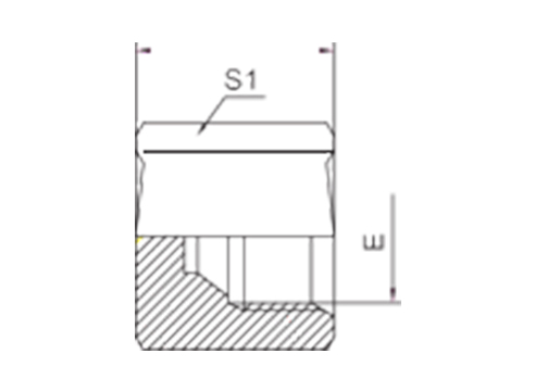 JIC 74°F EMALE PLUG