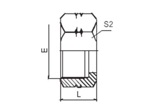 JIC LOCK NUT