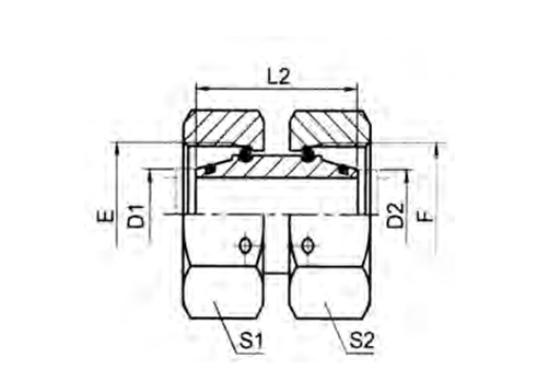 Straight Tube Adapters with Swivel NUT