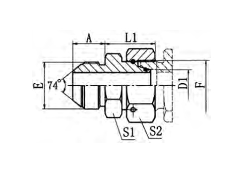 JIC 74°Cone Sealing