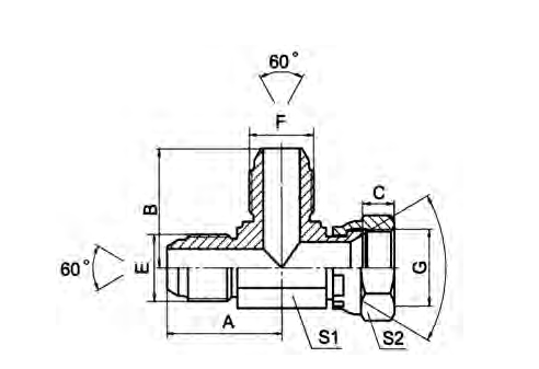 JIS Metric Male 60° Cone