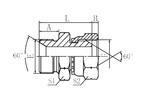 BSP MALE DOUBLE USE FOR60\