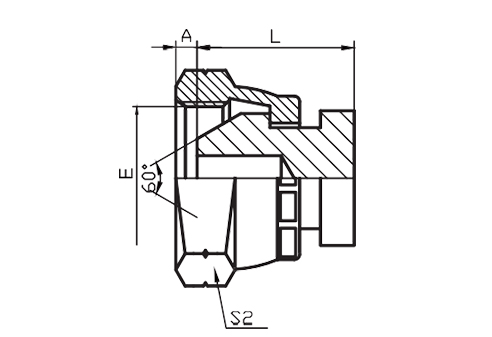 BSP FEMALE 60°CONE PLUG