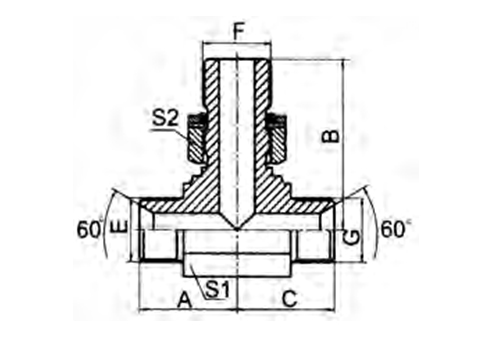 BSP MALE 60° SEAT