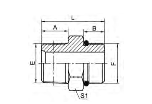 NPT MALE/ SAE O-RING BOSS L- SERIES