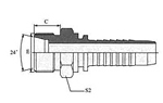 24° Cone O-Ring Seal L.T.