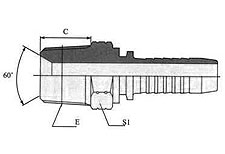 SAE Male 90º Cone