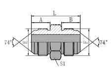 JIC MALE 74 CONE