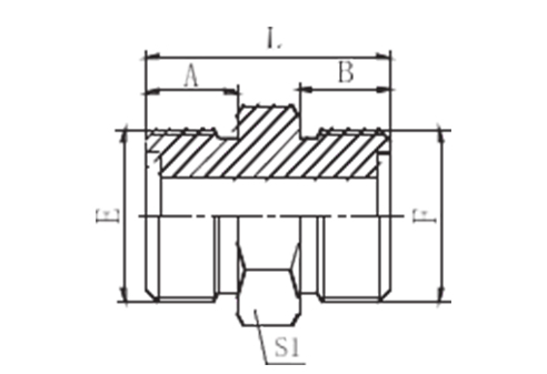 Metric O-ring Male Flat Seat