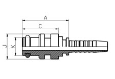 SAE Staplelok Male