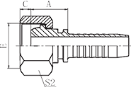 Metric Female 24° Multiseal H.T.