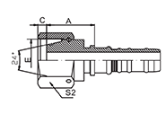 Metric Female 24° Cone Seat H.T.