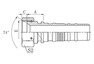 JIC Female 74°cone Seat