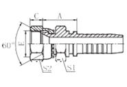 JIS Gas Female 60° Cone Seat