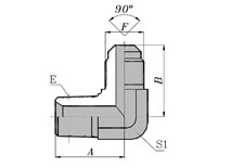 90 BSPT MALE/SAE MALE 90 CONE
