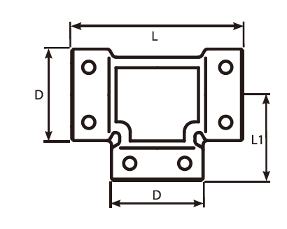 T Piece Staple Female Adaptor