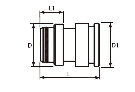 Staple Male End Plug