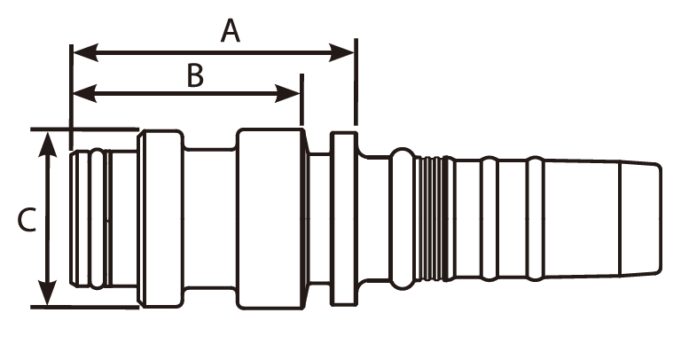 High Performance Staple Male -Interlock