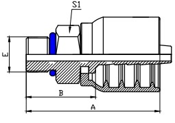 SAE O-ring Male