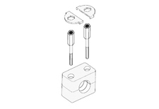 Light Tube Clamp  DIN 3015