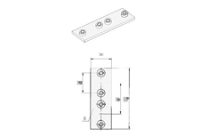 Light Tube Clamp  DIN 3015