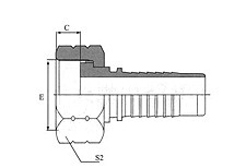 ORFS Female Flat Seat