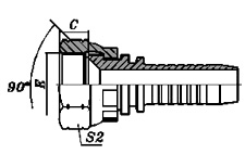 SAE Female 90° Cone Seat