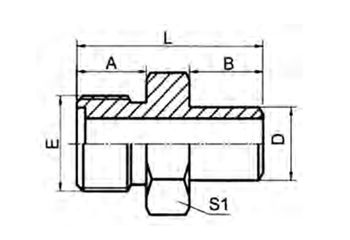 Metric Male O-ring / BUTT-Weld Tube