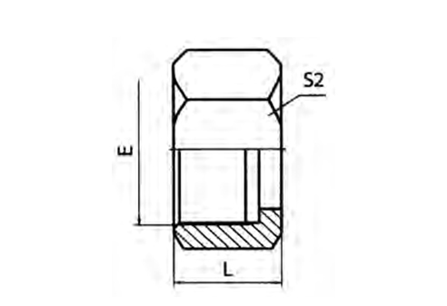 METRIC 74° CONE FLARED NUT