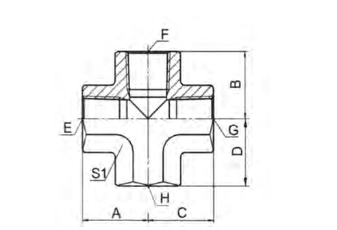 NPT FEMALE CROSS